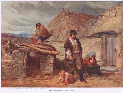 Une expulsion irlandaise, illustration de 