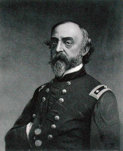 George Gordon Meade (1815-72) gravé par Robert E. Whitechurch (1814-c.83) d