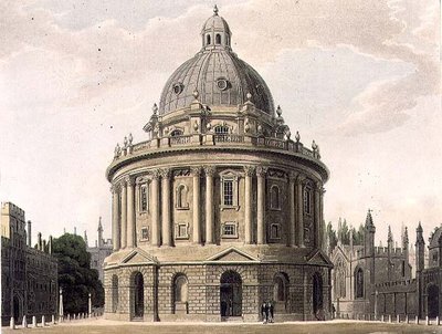 La Bibliothèque Radcliffe, illustration de 