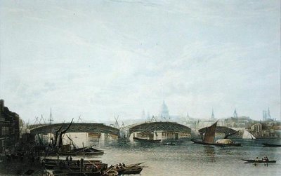 Vue du Pont de Southwark tel qu