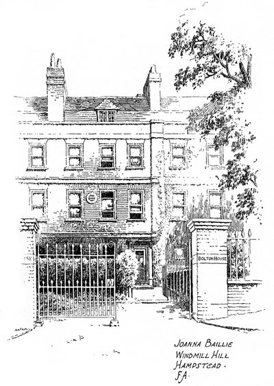 Maison de Joanna Baillie, Windmill Hill, Hampstead, Londres, 1912 - Frederick Adcock