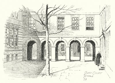Pump Court, Temple - Frederick Adcock