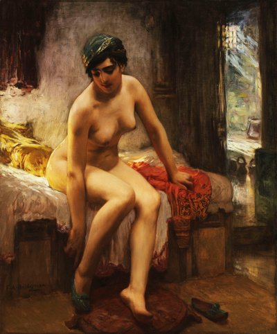 Une prostituée algérienne - Frederick Arthur Bridgman