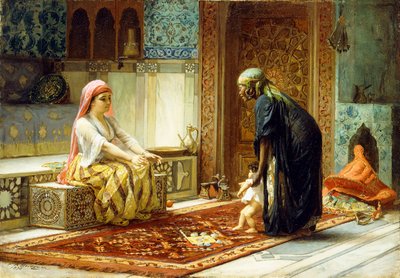 Les premiers pas, 1878 - Frederick Arthur Bridgman