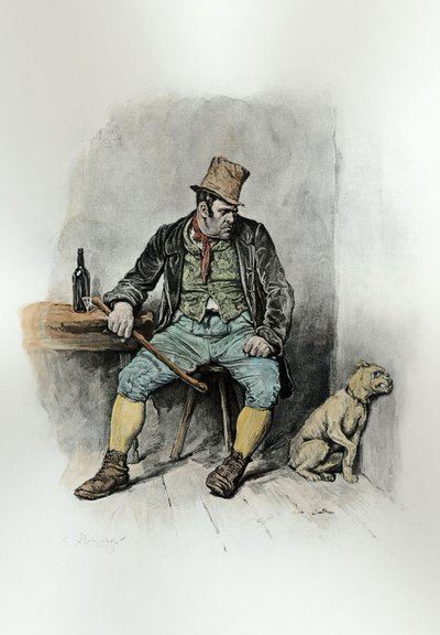 Bill Sykes et son chien, de 