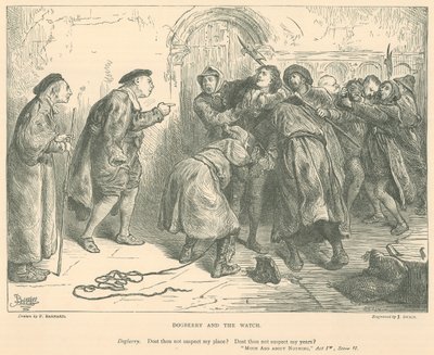 Illustration pour Beaucoup de bruit pour rien - Frederick Barnard