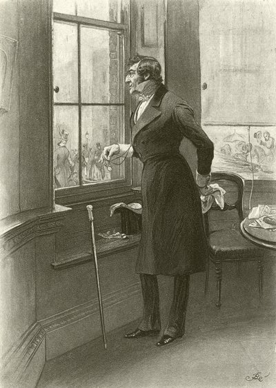 Major Pendennis (gravure) - Frederick Barnard