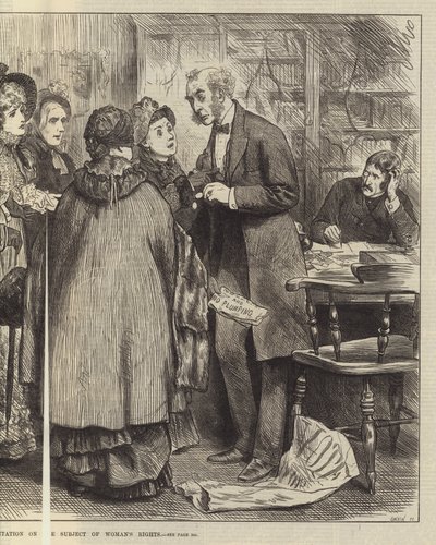 Les élections générales, une délégation sur le sujet des droits des femmes - Frederick Barnard