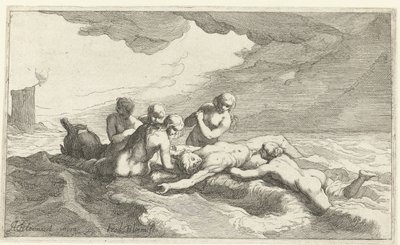 Héro et Léandre - Frederick Bloemaert