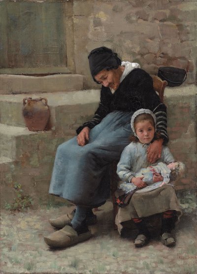 Le Confort de Grand-mère - Frederick Brown