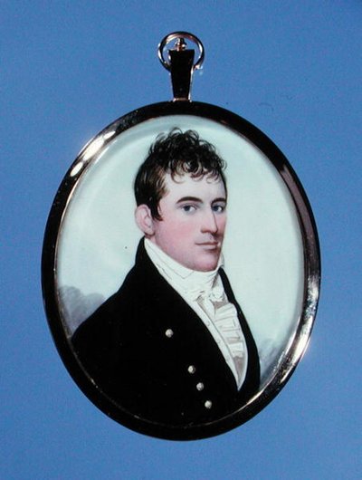Portrait miniature de James Drew, vers 1805-10 - Frederick Buck