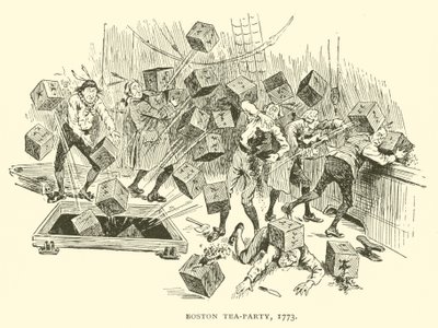 Boston Tea Party, 1773 - Frederick Burr Opper