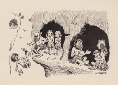 Nos ancêtres antédiluviens par F Opper : Numéro trente-neuf (litho) - Frederick Burr Opper