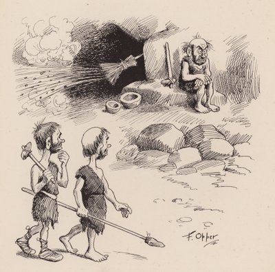 Nos ancêtres antédiluviens par F Opper : Numéro trente-trois (litho) - Frederick Burr Opper