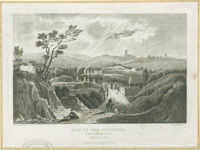 Burslem - Vue des Potteries - Frederick Calvert