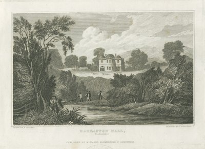Darlaston Hall: gravure, nd [vers 1830] - Frederick Calvert