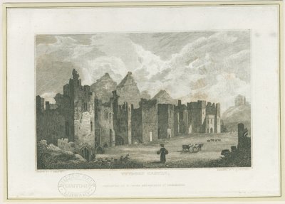 Château de Tutbury - Cour du château - Frederick Calvert