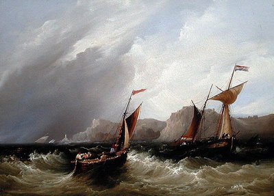 Navires au large d