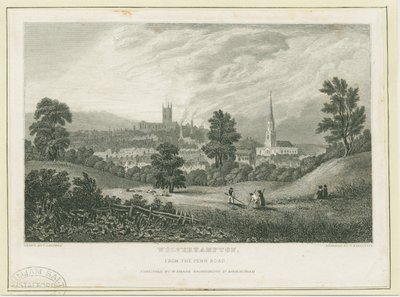 Wolverhampton - Vue lointaine depuis la route de Penn - Frederick Calvert