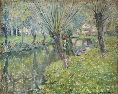 Au Bord de la Rivière - Frederick Carl Frieseke