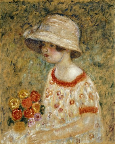 Portrait de Frances Kilmer - Frederick Carl Frieseke