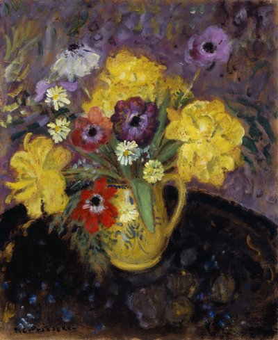Tulipes jaunes; Les Tulipe Jaunes - Frederick Carl Frieseke