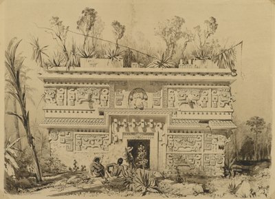 Las Monjas, Chichen Itza, Yucatán, 1843 - Frederick Catherwood