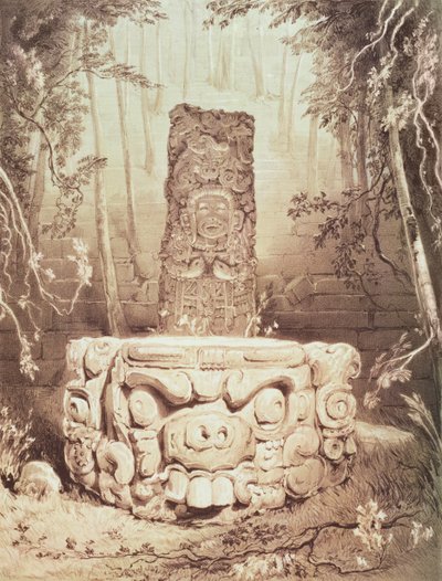 Temple maya, Honduras - Frederick Catherwood
