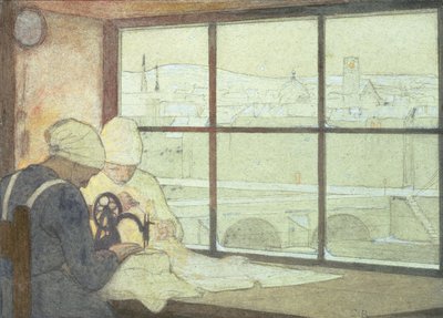 La Veille - Frederick Cayley Robinson