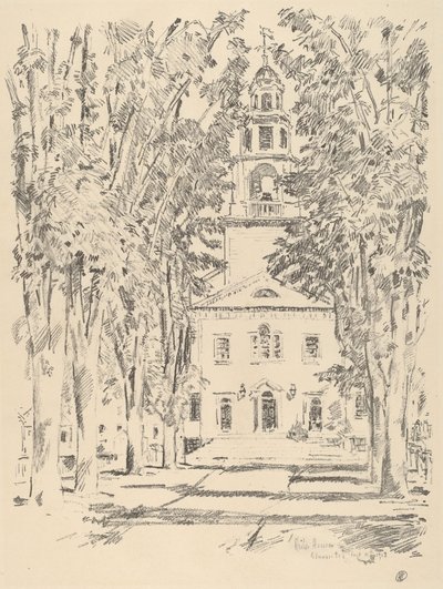 Église coloniale, Gloucester - Frederick Childe Hassam