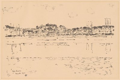 Port intérieur, 1918 - Frederick Childe Hassam