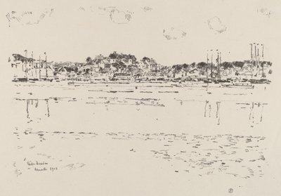 Port intérieur, vers 1918 - Frederick Childe Hassam