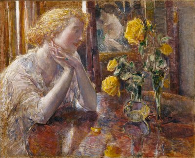 Roses Maréchal Niel, 1919 - Frederick Childe Hassam