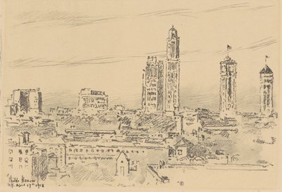 Skyline de New York, Bâtiments lumineux - Frederick Childe Hassam