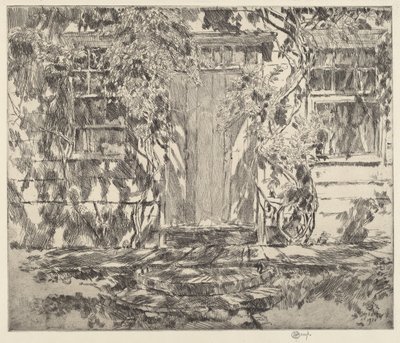 Vieille porte, Easthampton, 1920 - Frederick Childe Hassam