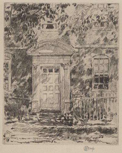 Porte de Portsmouth, 1916 - Frederick Childe Hassam