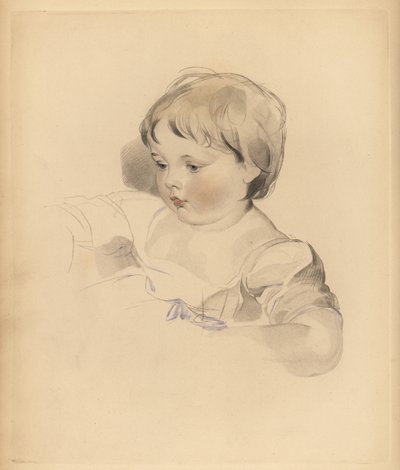 Portrait de Rowland Bloxam, neveu de Sir Thomas Lawrence - Frederick Christian Lewis