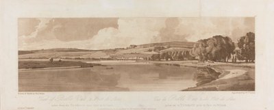 Vue de Belle Vue et Pont de Sèvres prise de la Terrasse près du Pont de Saint-Cloud 1802; Planche 13 Vues de Paris, le Volume Emanuel traçage de la planche B1981.25.2622 - Frederick Christian Lewis the Elder