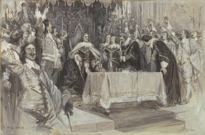 La Deuxième Installation de Cromwell comme Protecteur, dans Westminster Hall, 26 juin 1657 - Frederick Coffay Yohn