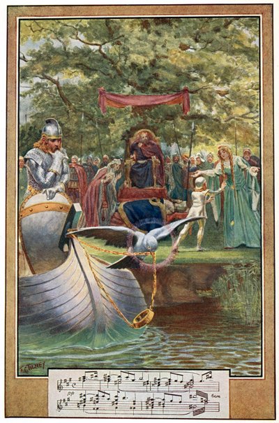 Le Départ de Lohengrin, illustration de 