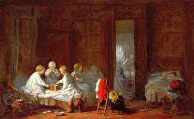 Un festin de minuit, 1866 - Frederick Daniel Hardy
