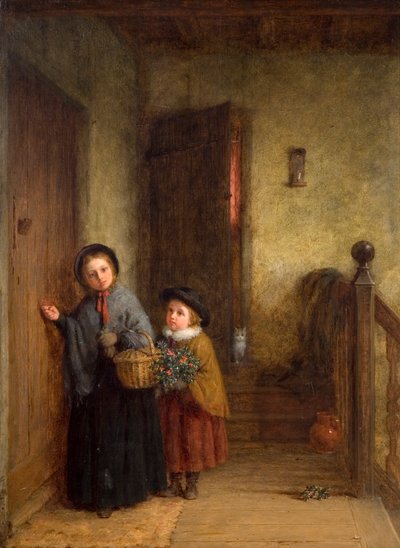 Visiteurs de Noël - Frederick Daniel Hardy
