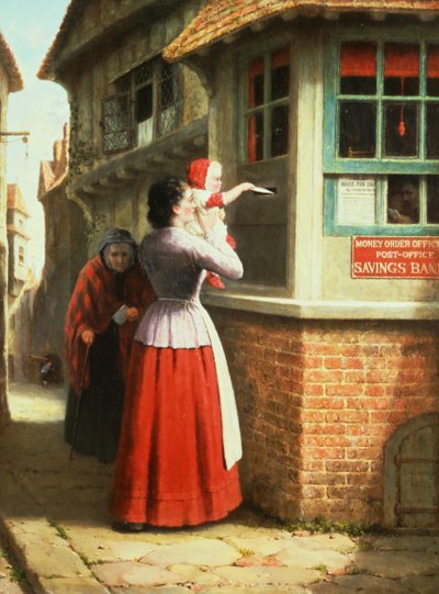 Poster une lettre, 1879 - Frederick Daniel Hardy