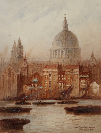 Saint Paul depuis Bankside - Frederick E.J. Goff