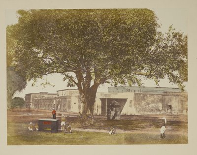 Prison de Calcutta. Photographe : Fiebig, Frederick c 1851-1852. Vues de Calcutta et des districts environnants. - Frederick Fiebig
