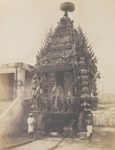 Char de Juggernaut, Madras, années 1850 - Frederick Fiebig