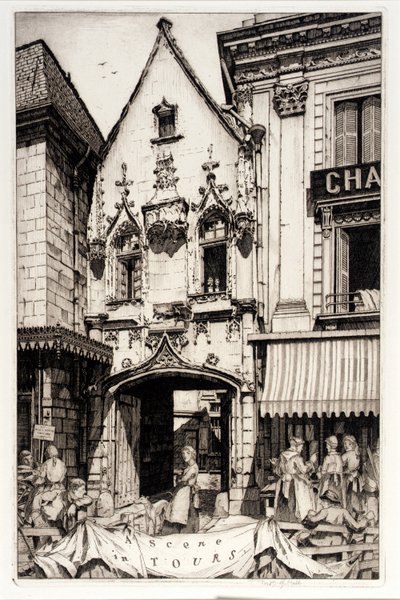 Une scène à Tours - Frederick G. Hall