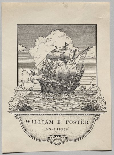 Ex-libris : William B. Foster - Frederick Garrison Hall