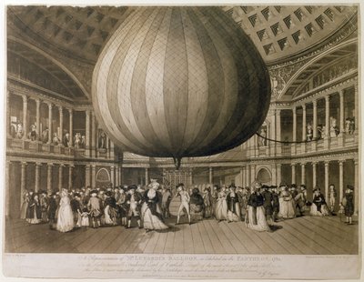 Vue intérieure du Panthéon, Oxford Street, Londres, 1785 - Frederick George Byron