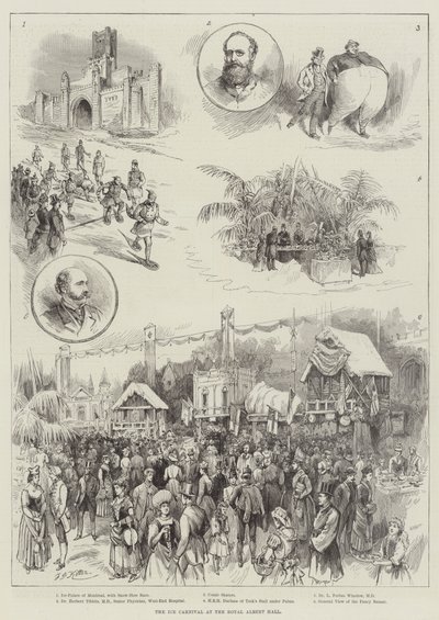 Le carnaval de glace au Royal Albert Hall - Frederick George Kitton